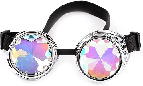 Miniatura 10 de Anteojos para fiesta con lentes de cristal diseño de caleidoscopioarco iris Entrega en 3-5 días