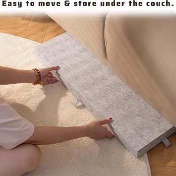 Tilting Jigsaw Puzzle Board, 1000 Pieces Lightweight Puzzle Board with 2-in-1 Designed Stand & Cover, Anti-slip Felt Jigsaw Board with 6 Drawers for Adults and Kids - Silver Gray