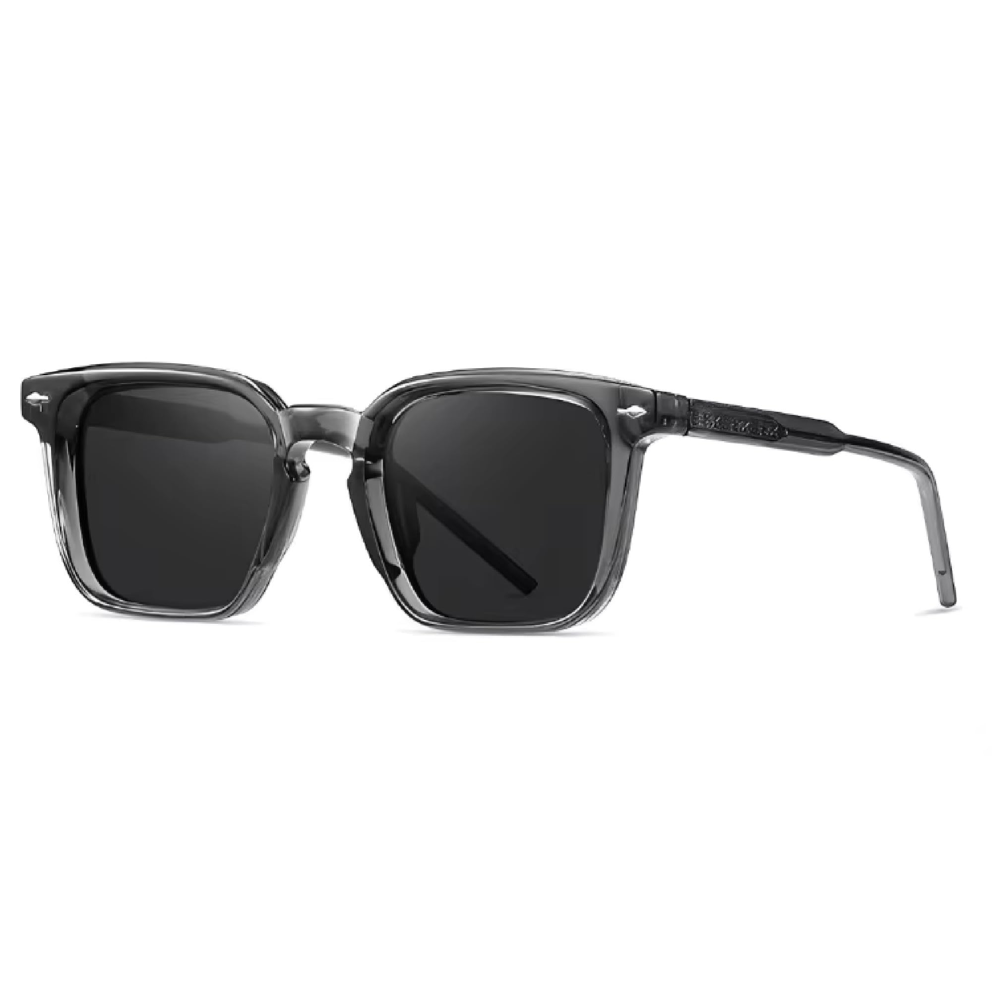 augen Polarized Square Sunglasses for Men | Stylish UV Protection Eyewear with Anti-Slip Temple & 5-Barrel Hinge | Premium Frame for Outdoor, Travel, Driving (M241)-picture-10