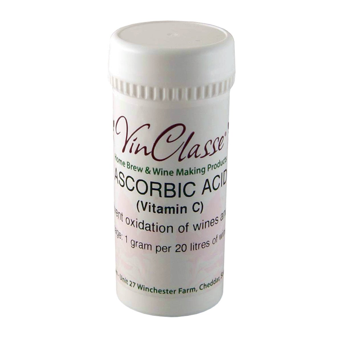 Vinclasse Ascorbic Acid - 50G Tub