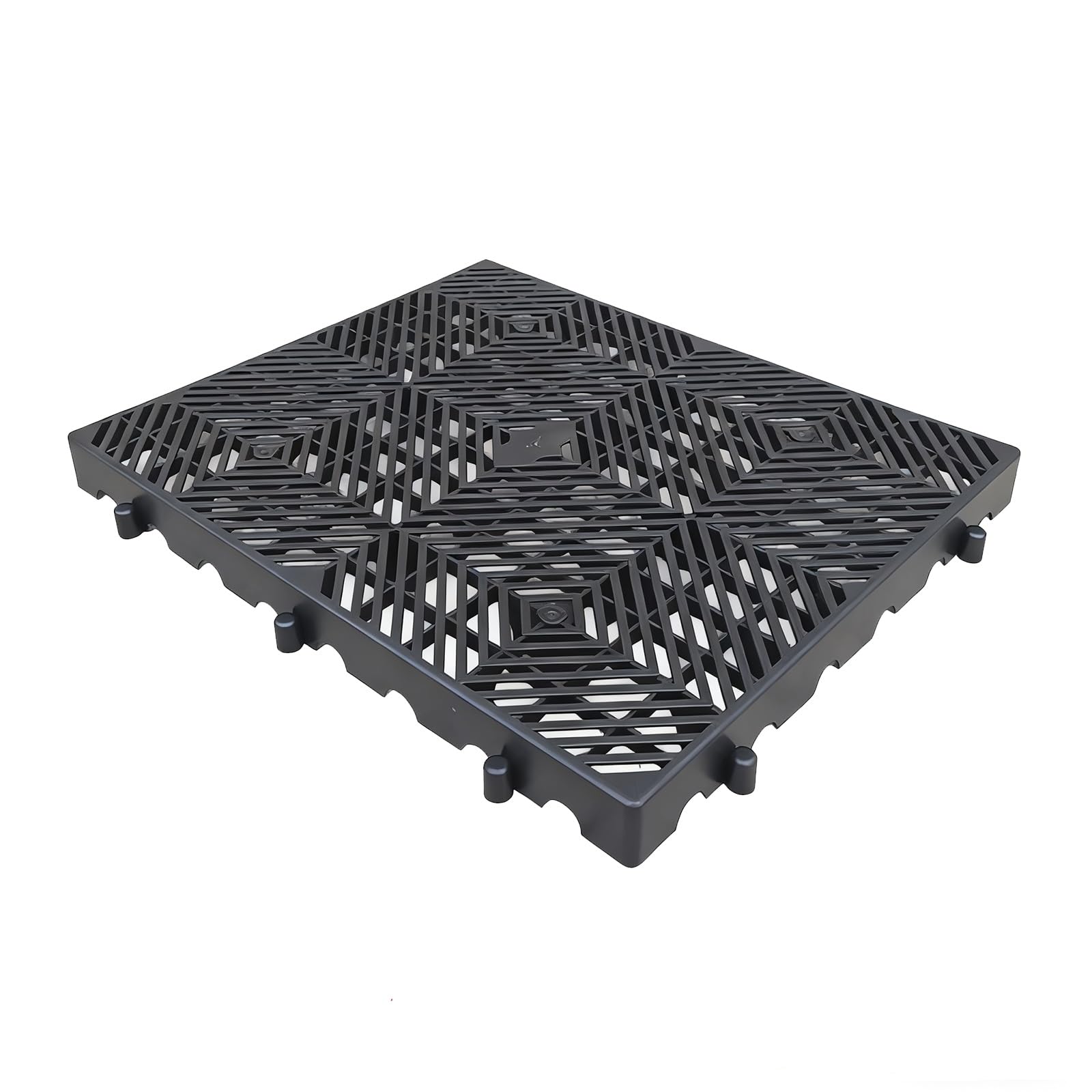 Wodoodporne stojaki na artykuły, plastikowa paleta do układania w stos, składana podkładka wentylacyjna na podłogę, odpowiednia do supermarketów, 30 x 50 cm