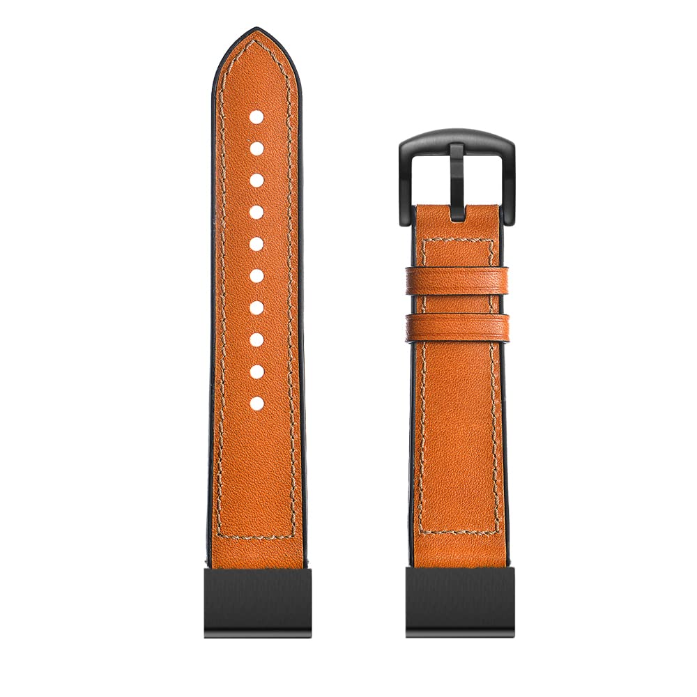 Armband aus echtem Leder, Lederarmband for Ersatz-Schnellverschluss-Armband, Smart-Watch-Band