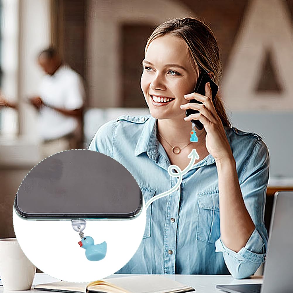 PLIGREAT Staubstecker Set - 12 Stück Motte & Schmetterling Für USB-C Anschlüsse