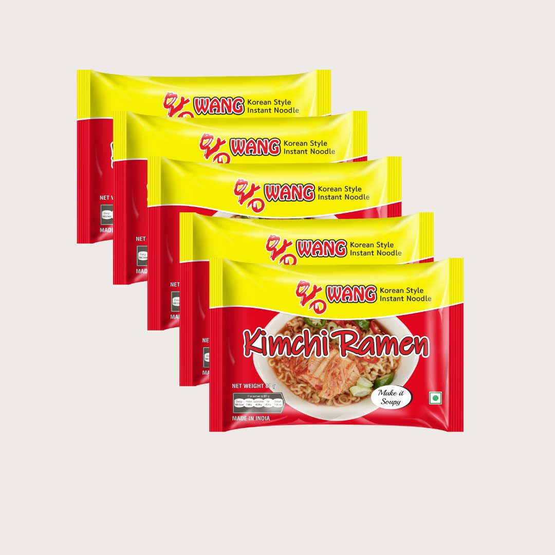 Wang Ramen Kimchi pack of 05 (05 * 80gm)