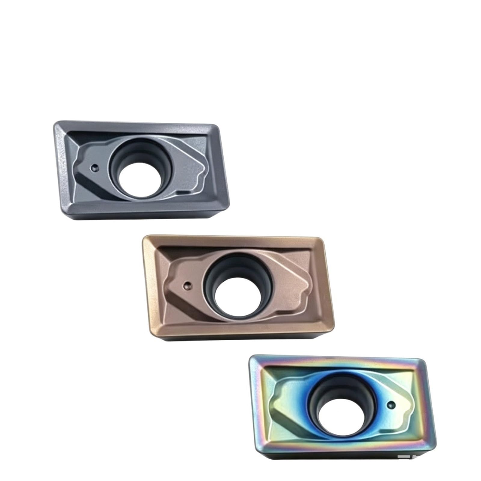 10 Uds. Torno CNC Herramientas De Corte Aleación Carburo Tungsteno Acero Insertos Fresado(APMT160408L ZM205)