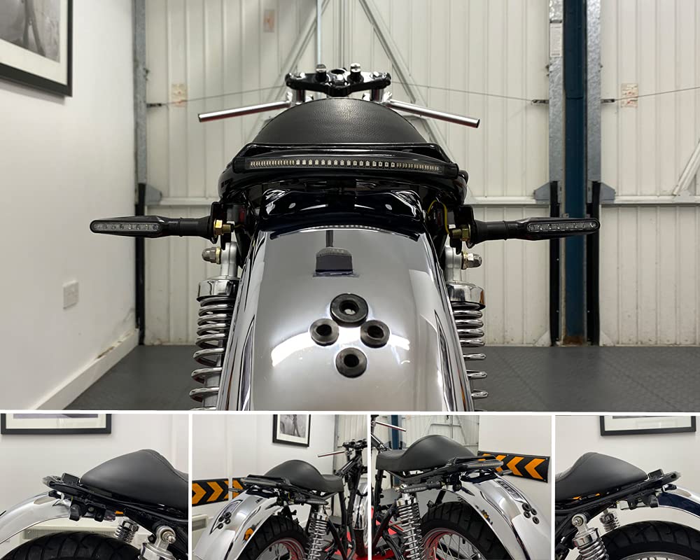 Slim Line kierunkowskazy motocyklowe LED z pojedynczym rzędem LED - para