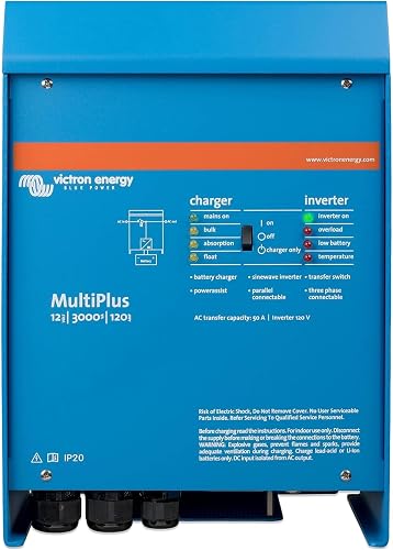 Victron Energy MultiPlus 3000VA 12 volt pure sine wave inverter charger