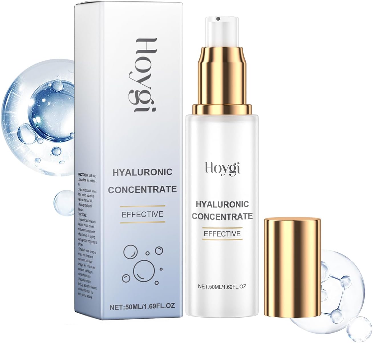 Hyaluronic Acid Serum 50ml – Deep Hydration Essence for Face, Fine Line Care, Skin Softening Formula, Lightweight Texture for All Skin Types