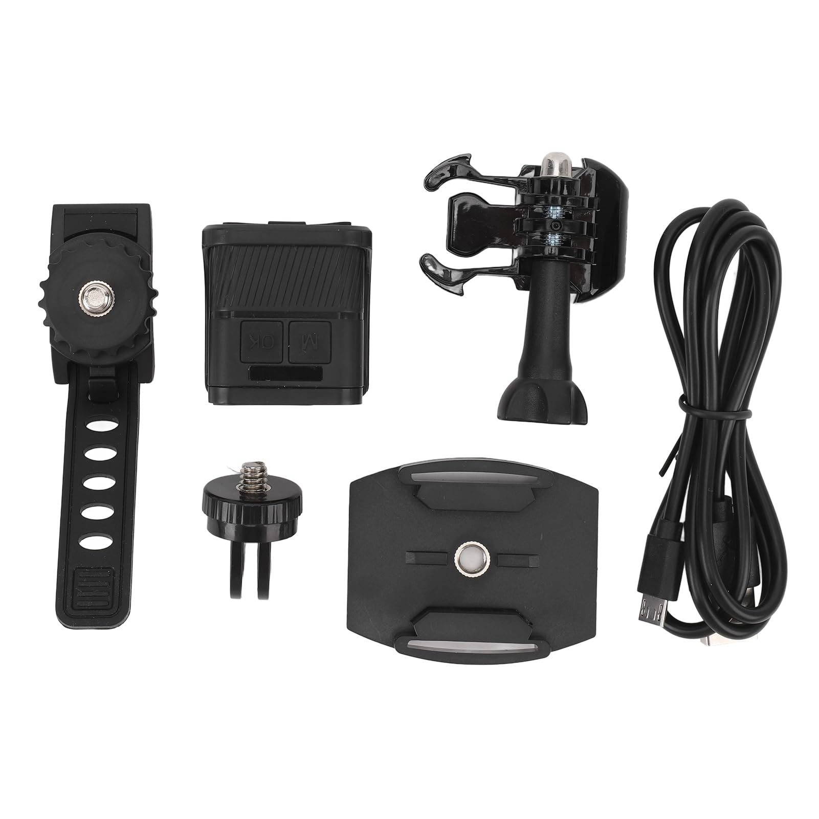Telecamera WiFi per Bici da Manubrio, Mini Videocamera Sportiva 1080P con Grandangolo 120°, Registratore Esterno Impermeabile per Bicicletta, Montagna, Bici da Strada