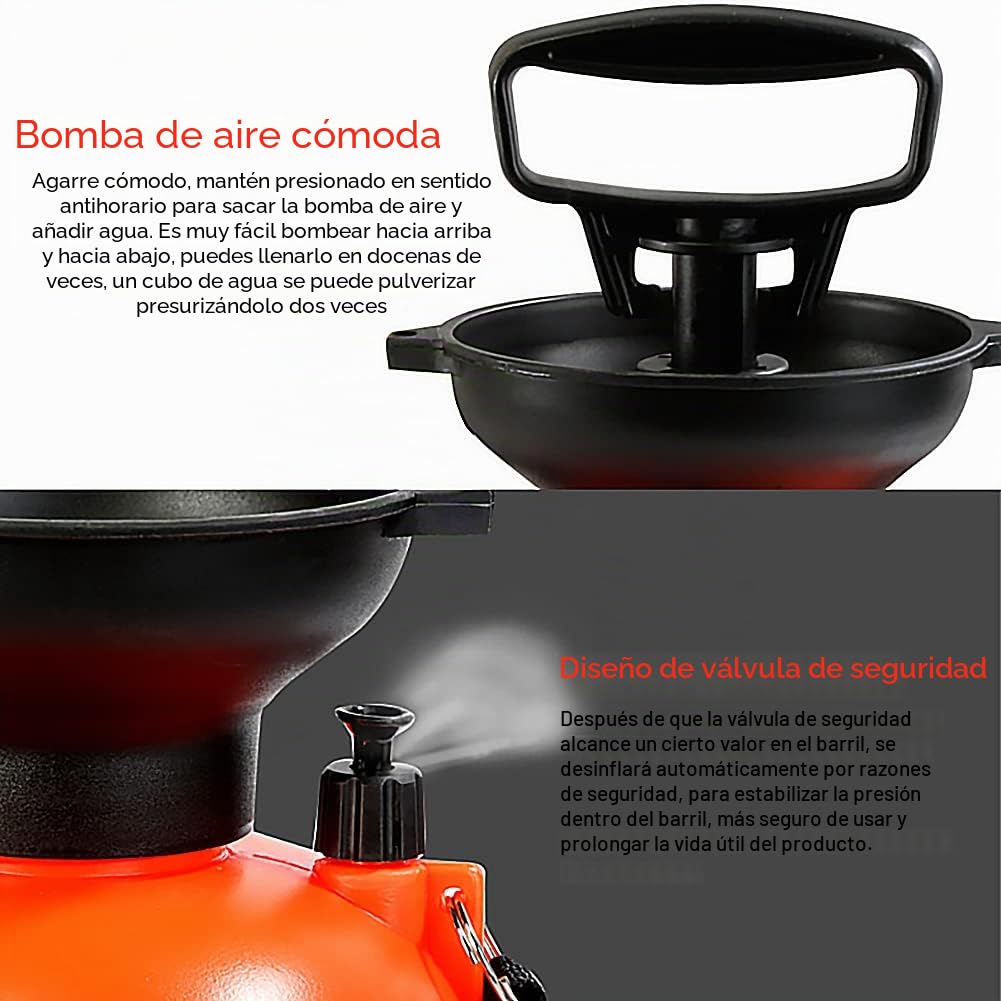 Ducha portátil al Aire Libre para Camping, Ducha, multifunción, rociador baño para Mascotas, con 7 Patrones, rociador jardín, Bomba para regar Flores, Lavado Coche