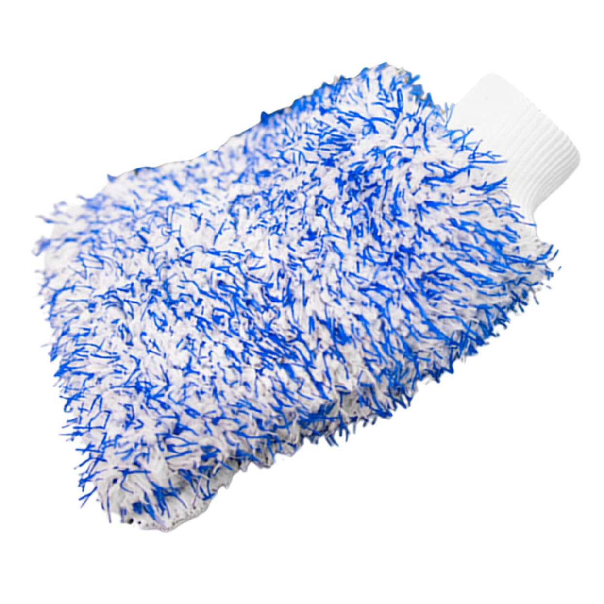 MAGICLULU 5 Piezas Guante de Lavado de Autos de Microfibra Doble Cara Herramienta de Limpieza Automotriz Guante y Absorbente para Cuidado del Vehículo para Limpieza de Ventanas y