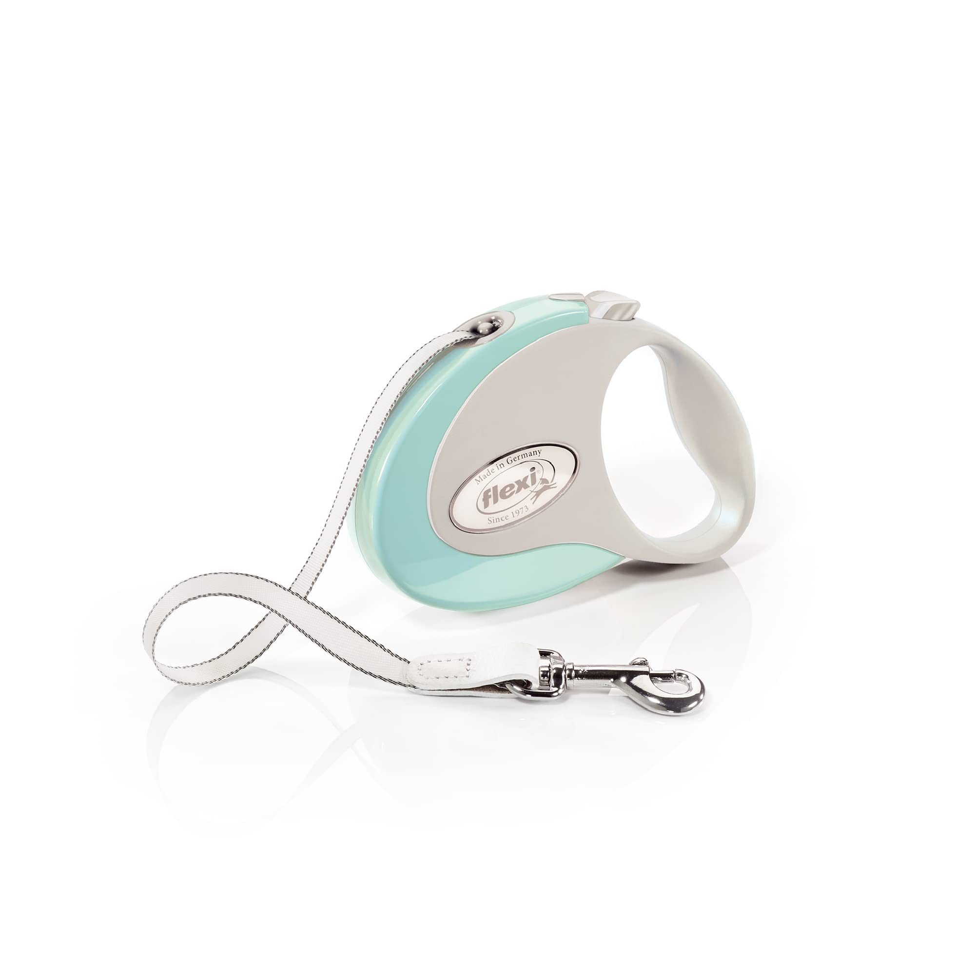 Flexi STYLE tape leash S: 3m Mint soft handle Retractable Lead Dog Puppy Rabbit