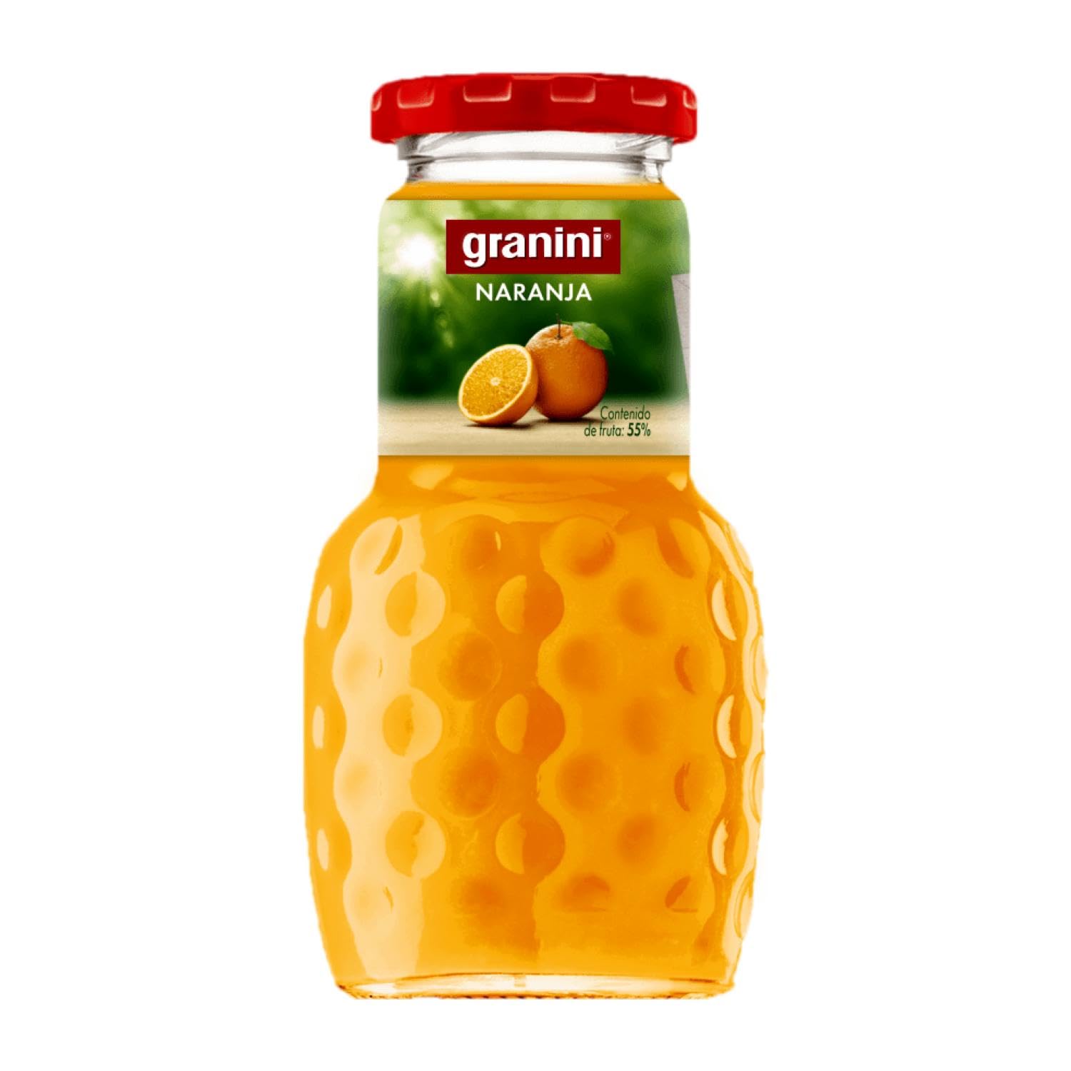 Refrescos y Mixers Caja de 24 unidades Granini Naranja 100% Exprimido con Pulpa Botellín 20 cl