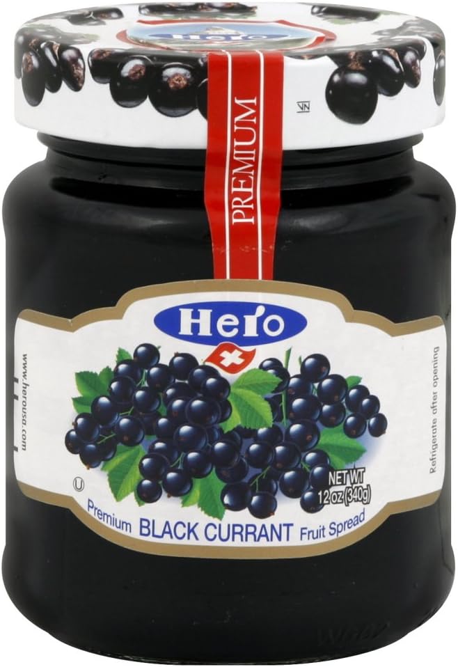 Schwartau Fruit Spread, Black Cherry, 12 Ounce