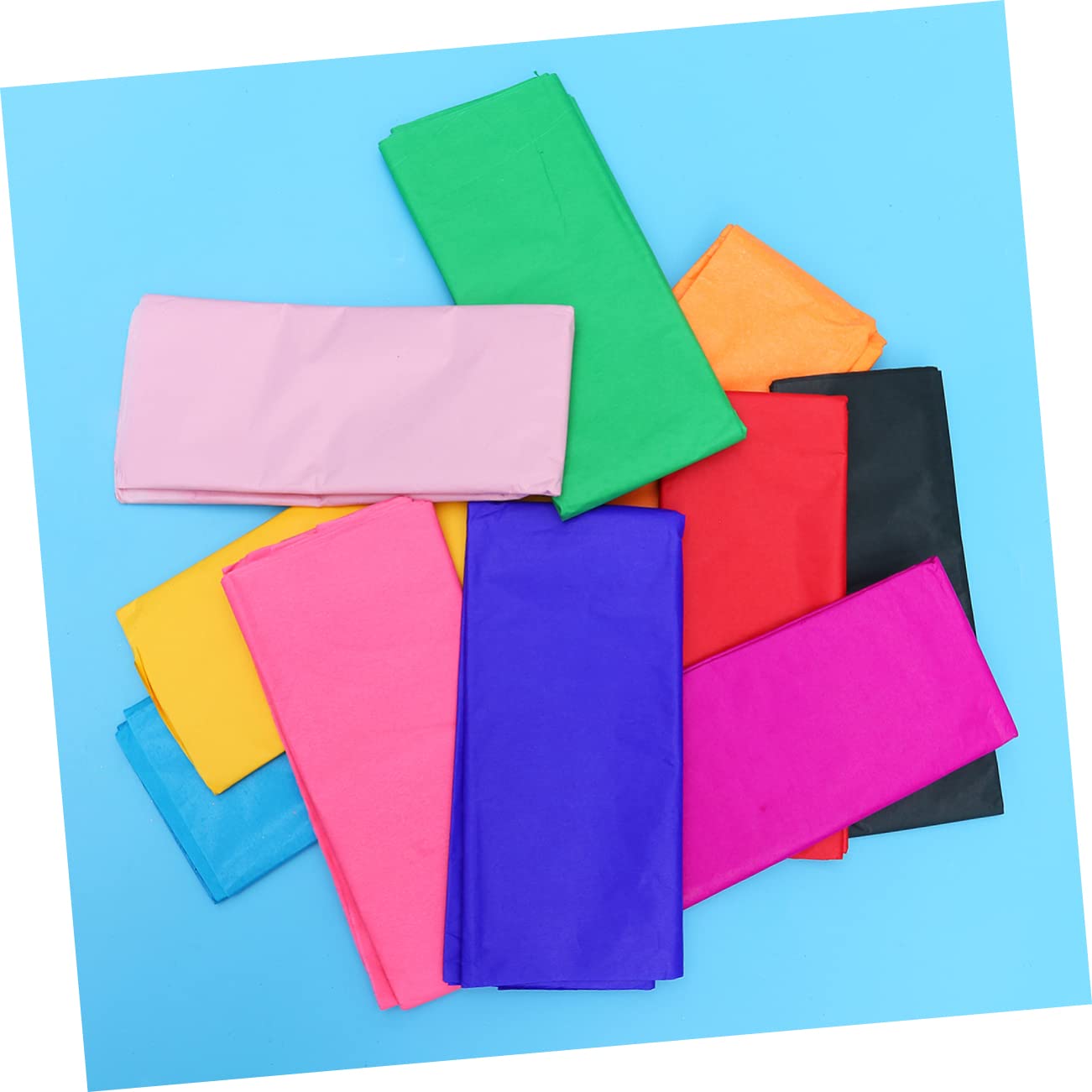 TOYANDONA 100stücke Farbiges Dünnes Bastelpapier Seidenpapier Packpapier Für Origami Geschenkpapier Kopierpapier Für Junge Mädchen Bastelarbeiten Geschenkverpackung Dekoration
