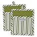 DII Kitchen Collection, Gourmet Chef, Potholder Set, Striped Parsley