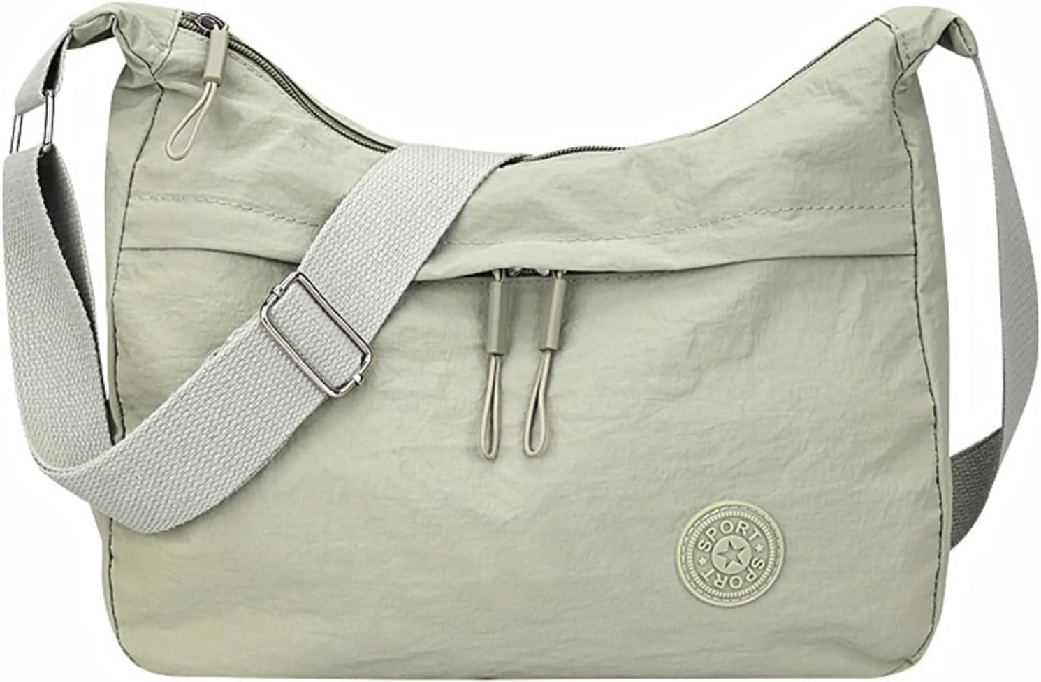 Nylon Crossbody Bags for Women Large Sling Shoulder Bag Lightweight Canvas Tote Bag Waterproof Casual Everyday Purse