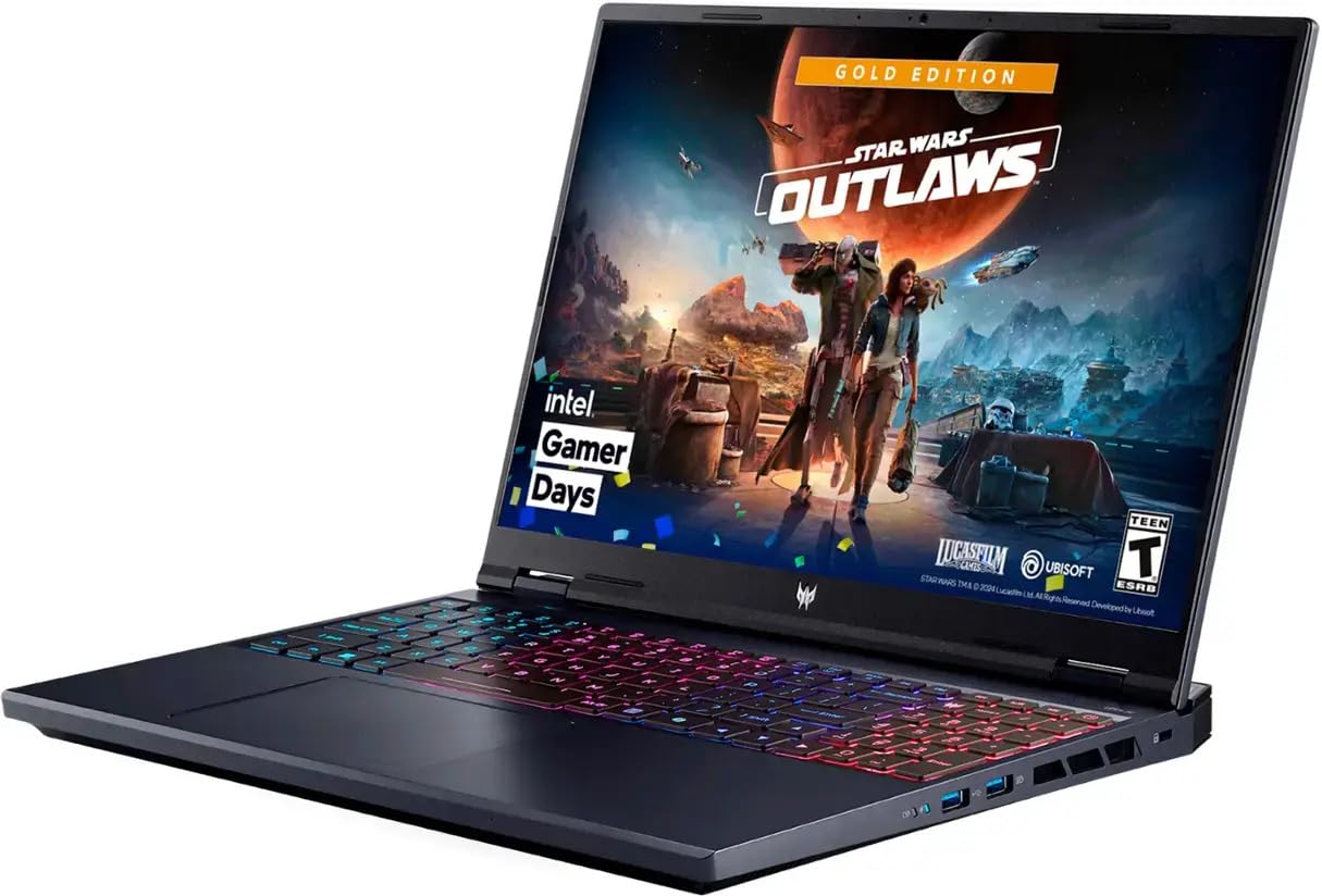 Acer Notebook para jogos Predator Helios Neo 16, tela WUXGA