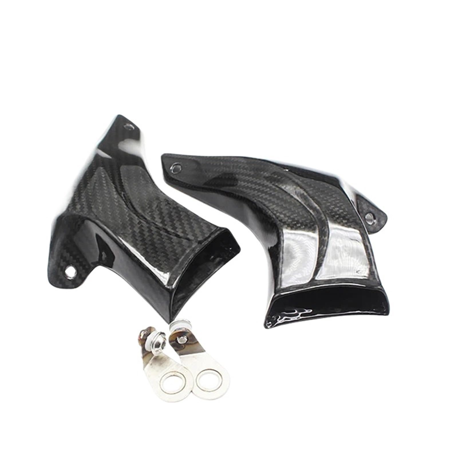 Compatible con Conducto De Refrigeración De Pinza Yamaha R1. | Aspecto de fibra de carbono, estructura duradera, se vende por par for instalación directa.