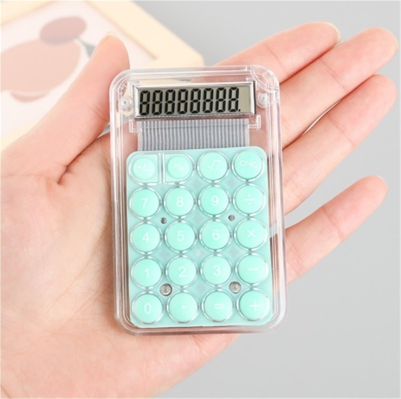 Calculadora Calculadora Portátil con Pantalla De 12 Dígitos For Contabilidad Financiera Y Empresarial Escritorio Oficina(Grün)