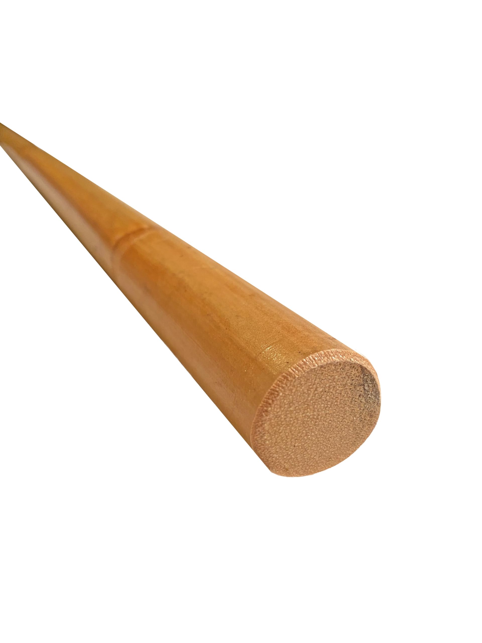 Set BO Bâton en rotin non pelé avec sac à armes - 182 cm - Bâton long en bois - Avec coque extérieure - Kobudo, Aikido, arts martiaux, BO Jutsu, Bujinkan