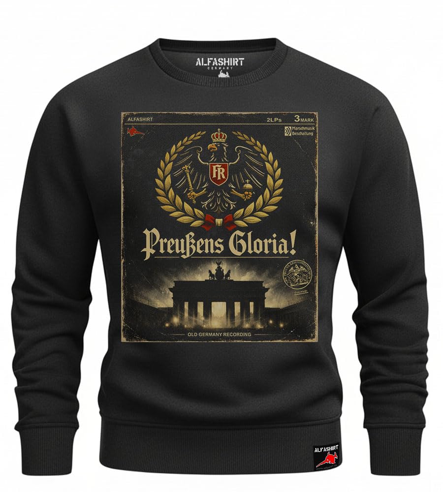 Pull style rétro musique allemande Copytec Preußens Gloria 47217