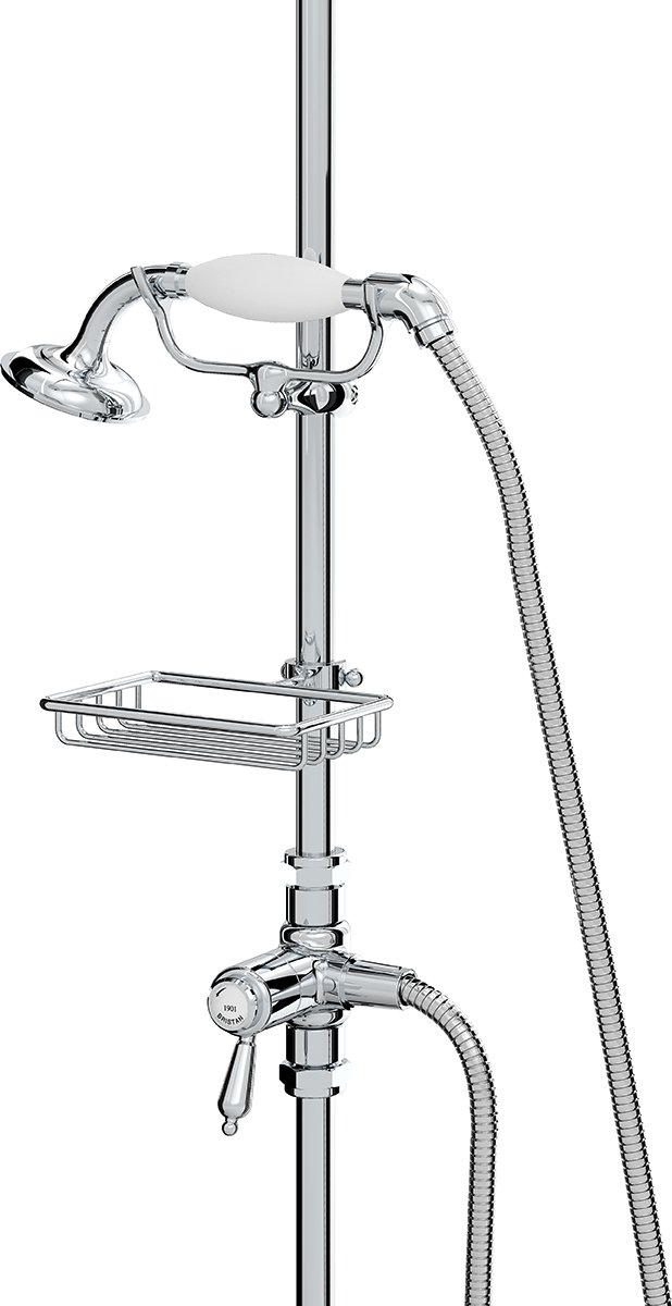 Bristan Td Sdiv C Traditional In Line Diverter (Two Outlets) Chrome from B&Q