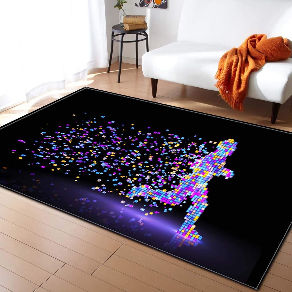 Tapis 3D pour salon et restaurant en grand format de 147x203 cm
