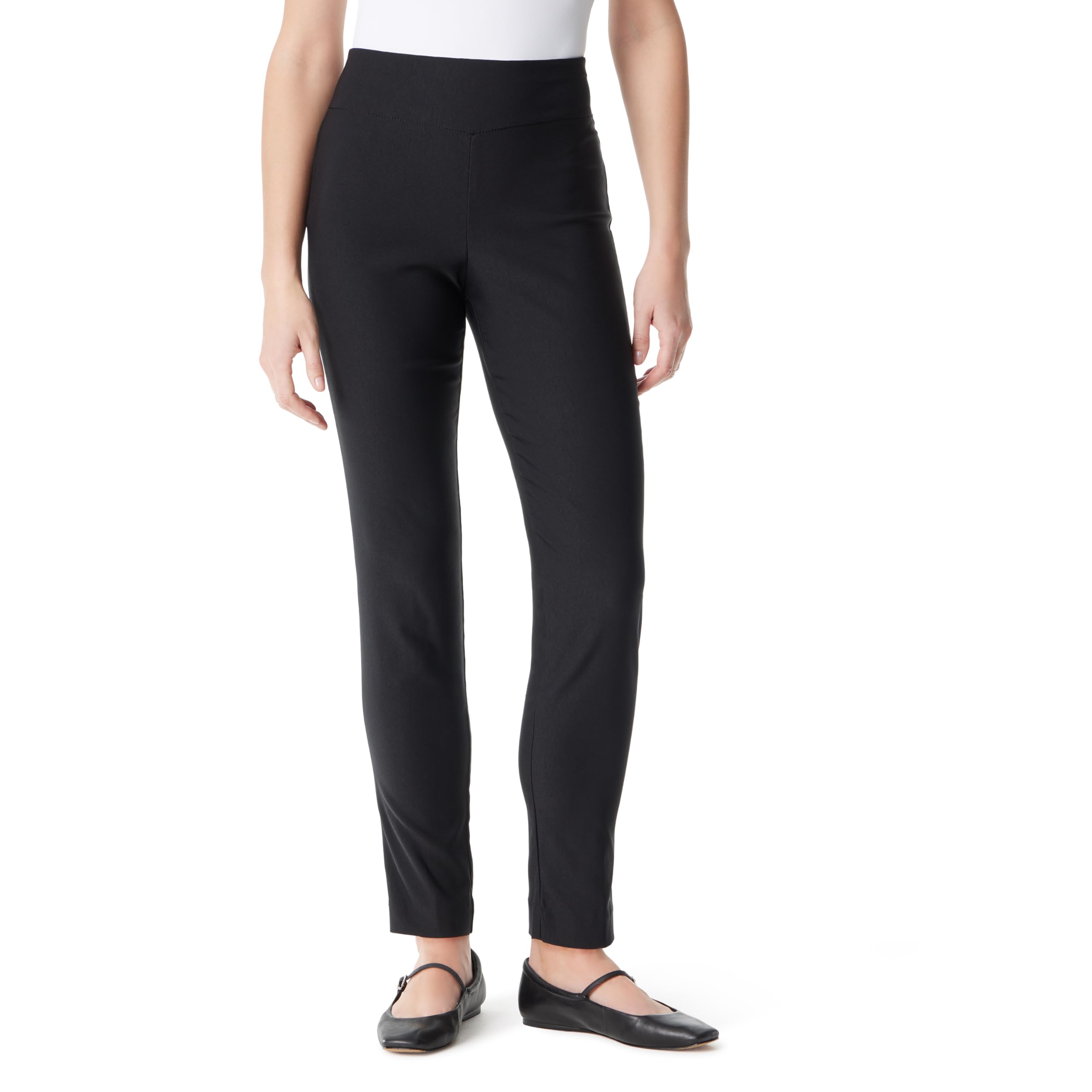 Gloria Vanderbilt Womens Pull on Tummy Slimmer Trouser Pant Standard