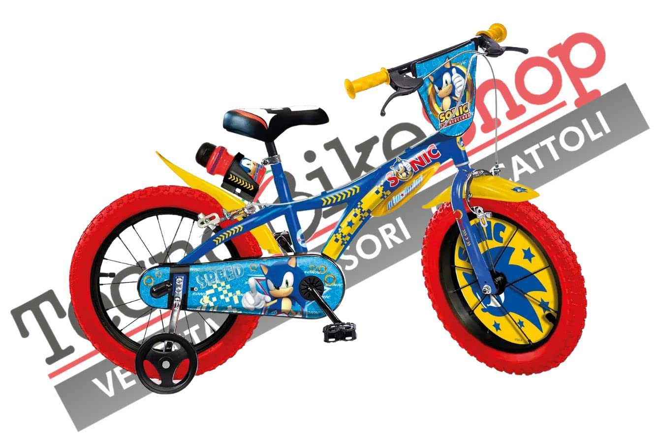 Bici per Bambino Bicicletta Dino Bikes Sonic Taglia 12" - 20"