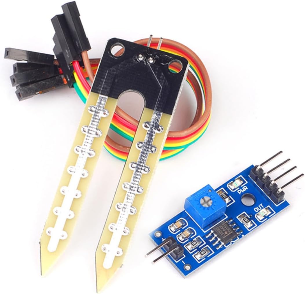 5 Pcs Soil Moisture Sensor Meter Module 3.3v 5v with Lm393 Comparator