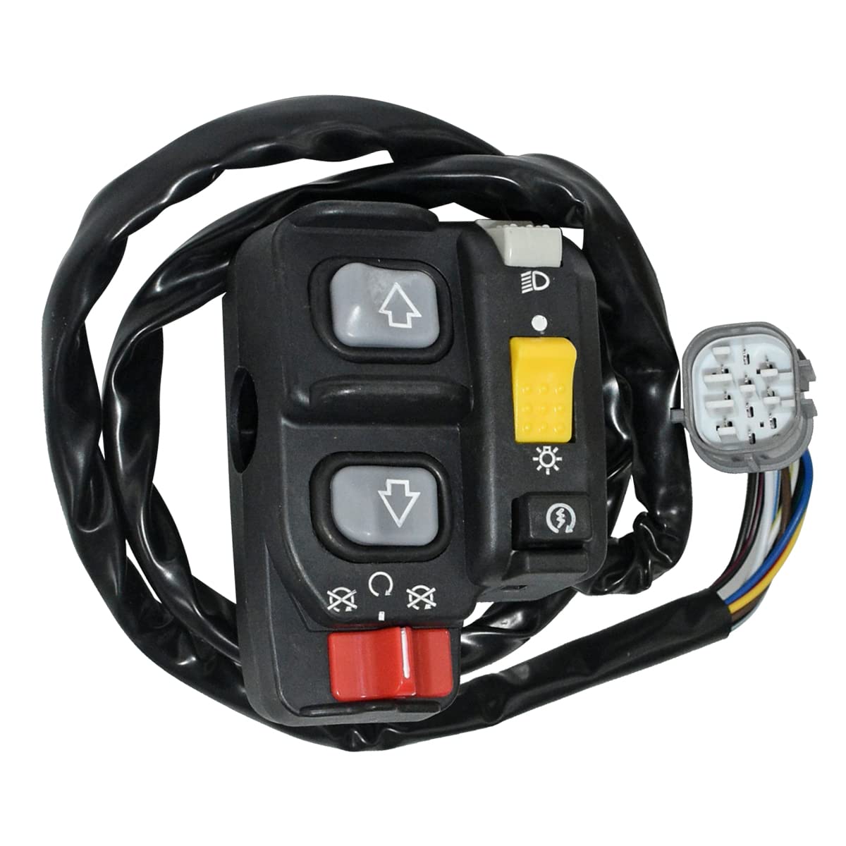Cylinman Handlebar Control Electric Shift Start Stop Headlight Switch Fit for Honda Rancher 350 TRX350 2000 2001 2002 2003