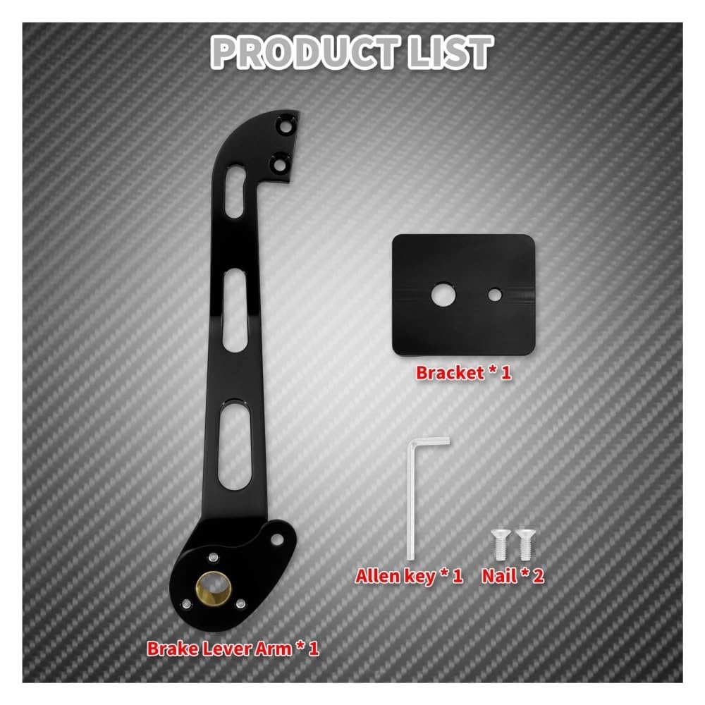 Moto Levier Changement Levier Levier Frein Pour Conducteur Moto Pédale Commande Au Pied Levier Vitesse Pour Softail Pour Fat Bob Pour Low Rider Standard FLSB FXDR 18-Up Levier Vitesses Shifter Pédale(