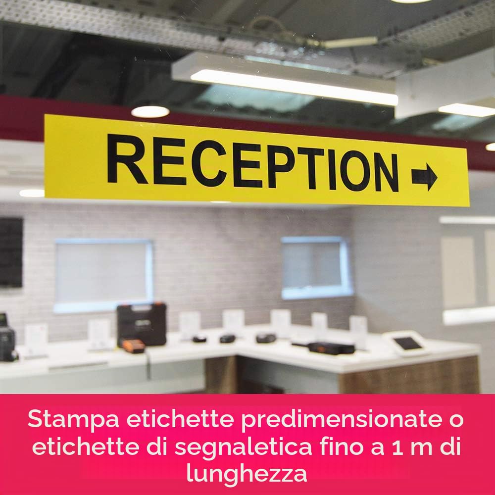 Brother Stampante per Etichette QL-800 (con Funzione di Stampa Rosso-Nero, Interfaccia USB, Stampa di Codici a Barre, Taglierina Automatica)