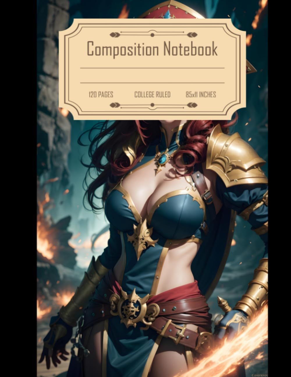 Composition Notebook College Ruled: Concept Art by Zoltan Boros, Chris Rahn, and Alex Horley