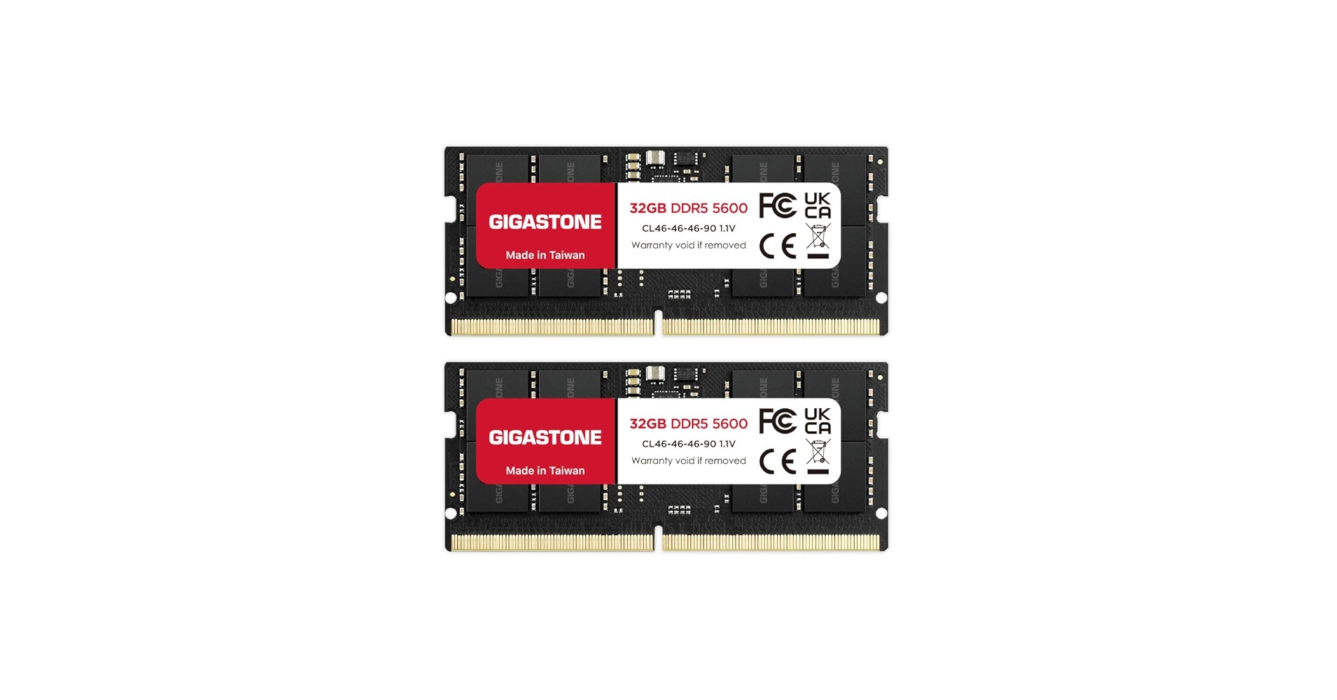 DDR5 RAM Laptop Only】 GIGASTONE 64GB Kit (2x32GB) DDR5