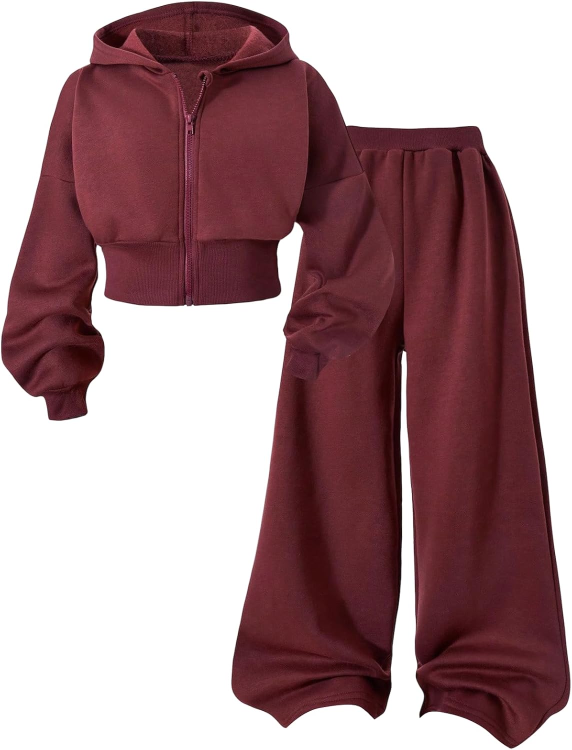 SOLY HUX Girl's Hoodie Set Matching Sweatsuits Zip Up Sweatshirt and Sweatpants Clothes 2 Piece Outfits