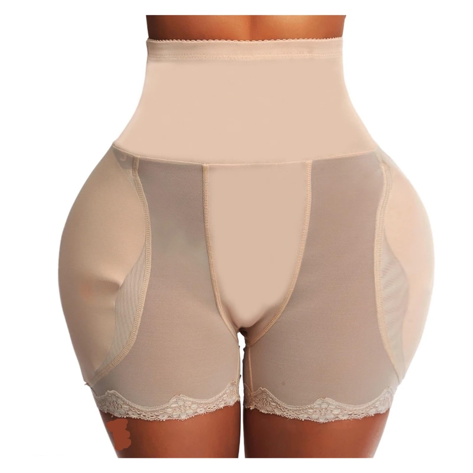 Guaina Contenitiva Donna Body Modellante Imbottito for Fianchi e Glutei, Mutandine da Allenamento a Vita Alta, Controllo della Pancia, Body Shaper da Donna