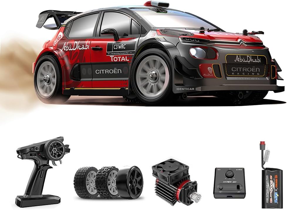 田宮ファーストトライRCトヨタGR86LEDライト付＆プロポバッテリーセット完成 タミヤRCトヨタ白色GR86LEDライト付＆プロポ＆バッテリー充電器セット