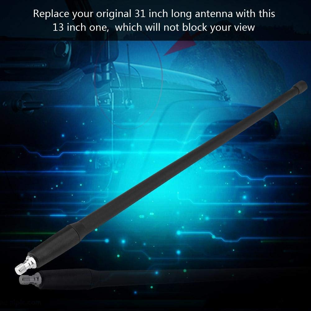 Antenna Aramox 13 pollici, antenna di ricambio per auto per JK JKU JL 2008-2017