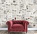 Produktbild Walplus "Vintage Zeitung Collage Wiederablösbare Wandsticker Wandbilder Kinderzimmer Office Home Dekoration, 280 x 180 cm, 2 Stück