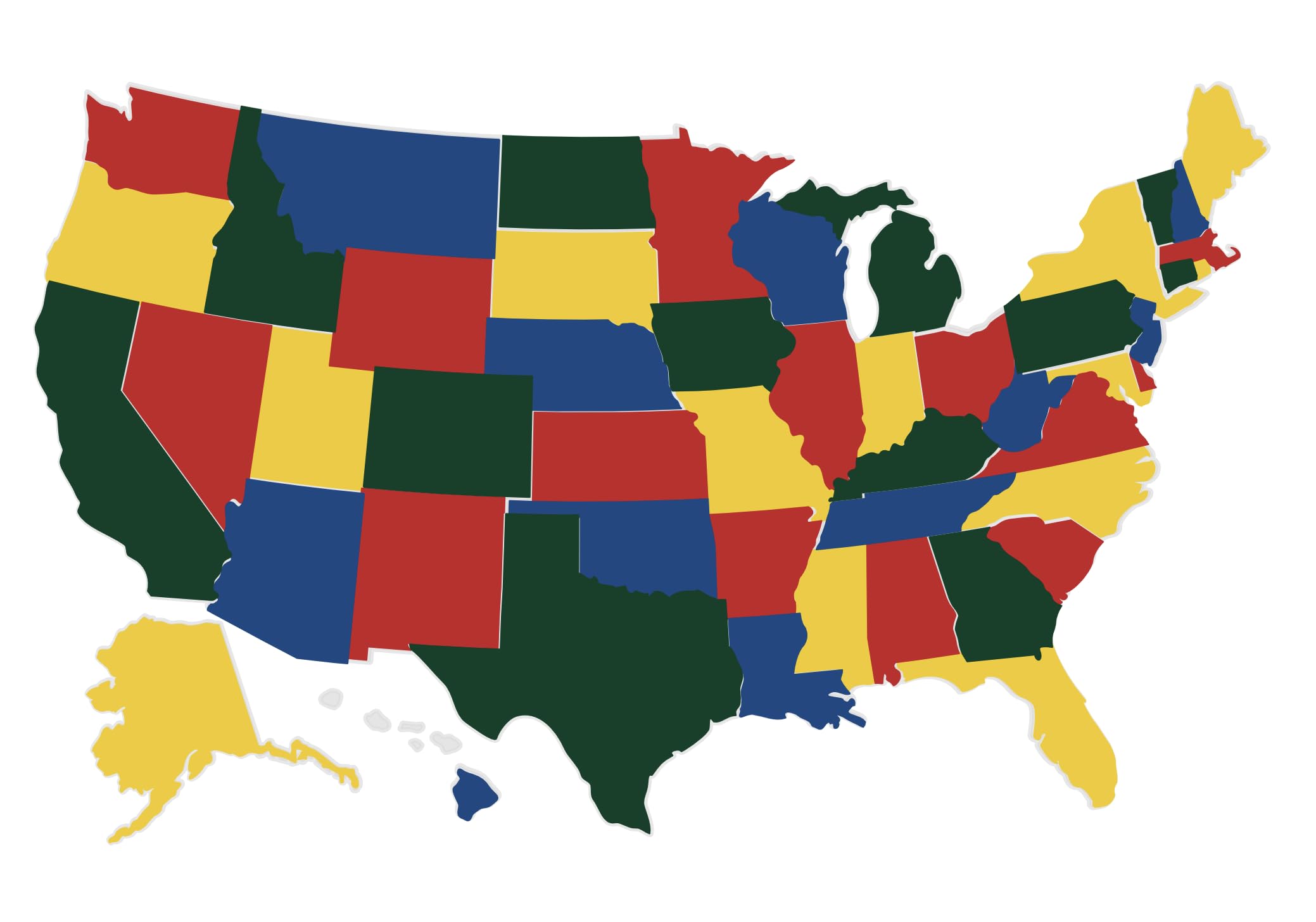 Snapklik.com : Personalized Mini US Decal Map Tracker