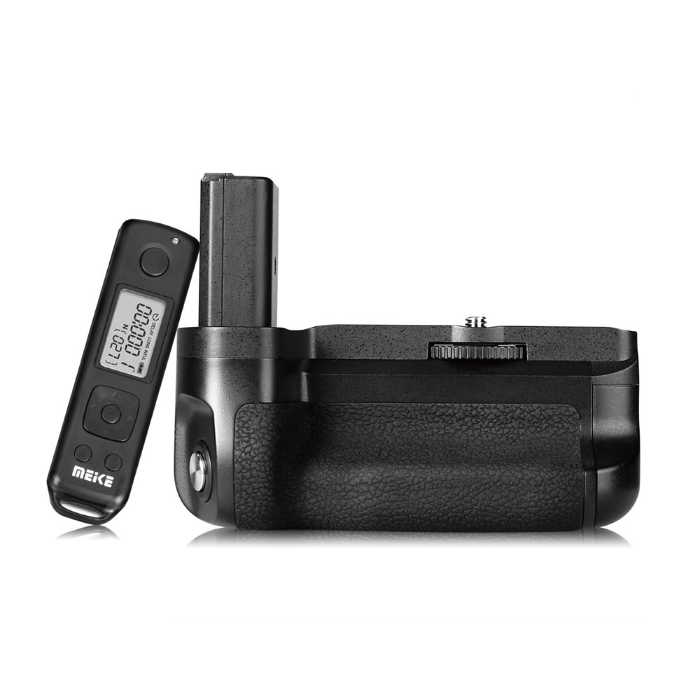 Meike MK-A6500 Pro Battery Grip Built-in Remote Controller Up to 100M to Control Shooting for Sony A6500