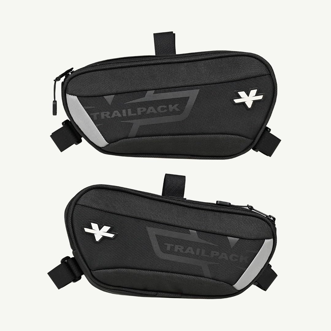 ViaTerra RE Himalayan 450 Trailpack Lite I Motorrad-Sturzbügeltaschen (4 l Fassungsvermögen), gebaut für Off-Road-Frontrahmen