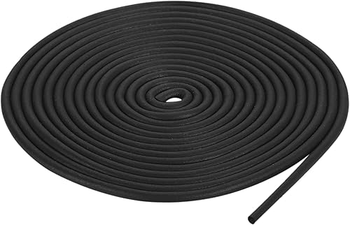 Miniatura 10 de uxcell Tira de sellado de goma de espuma, 0.197 in (1364 pulgadas) de diámetro, 23.0 ft (22.96 pies) de caucho EPDM redondo largo para juntas de