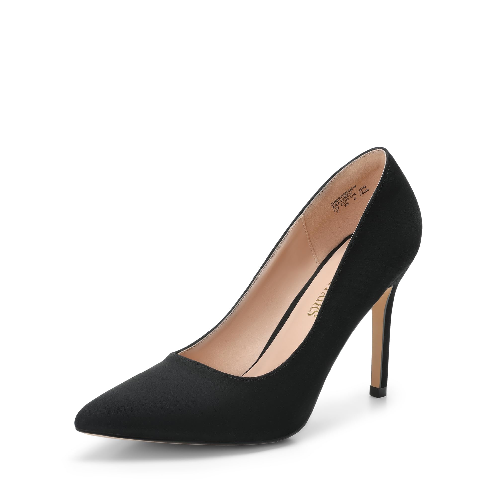 DREAM PAIRS Damen High Heels Spitzschuh Pumps Hochzeit Brautschuhe
