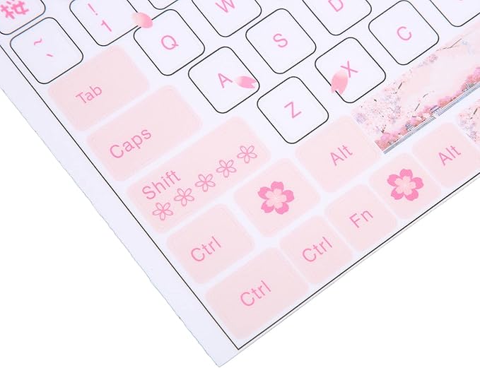 Stickers para Teclado Universal Inglés PVC miniatura 7
