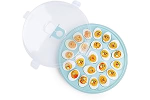 HAKSEN Deviled Egg Containers with Lid, The Perfect Addition to Your Kitchen