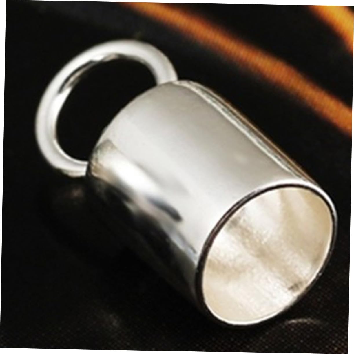10 Stück Schmuck Verbindungsröhrchen Endclip aus Silber DIY Lederband Kordelverschluss für Halskette Armband Anhänger Langlebige Schmuckzubehör Verbinder mit Lochdurchmesser