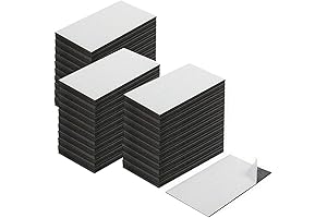 300 Pack of Self-Adhesive, Extra-Sturdy Business Card Magnets Crafted in the USA